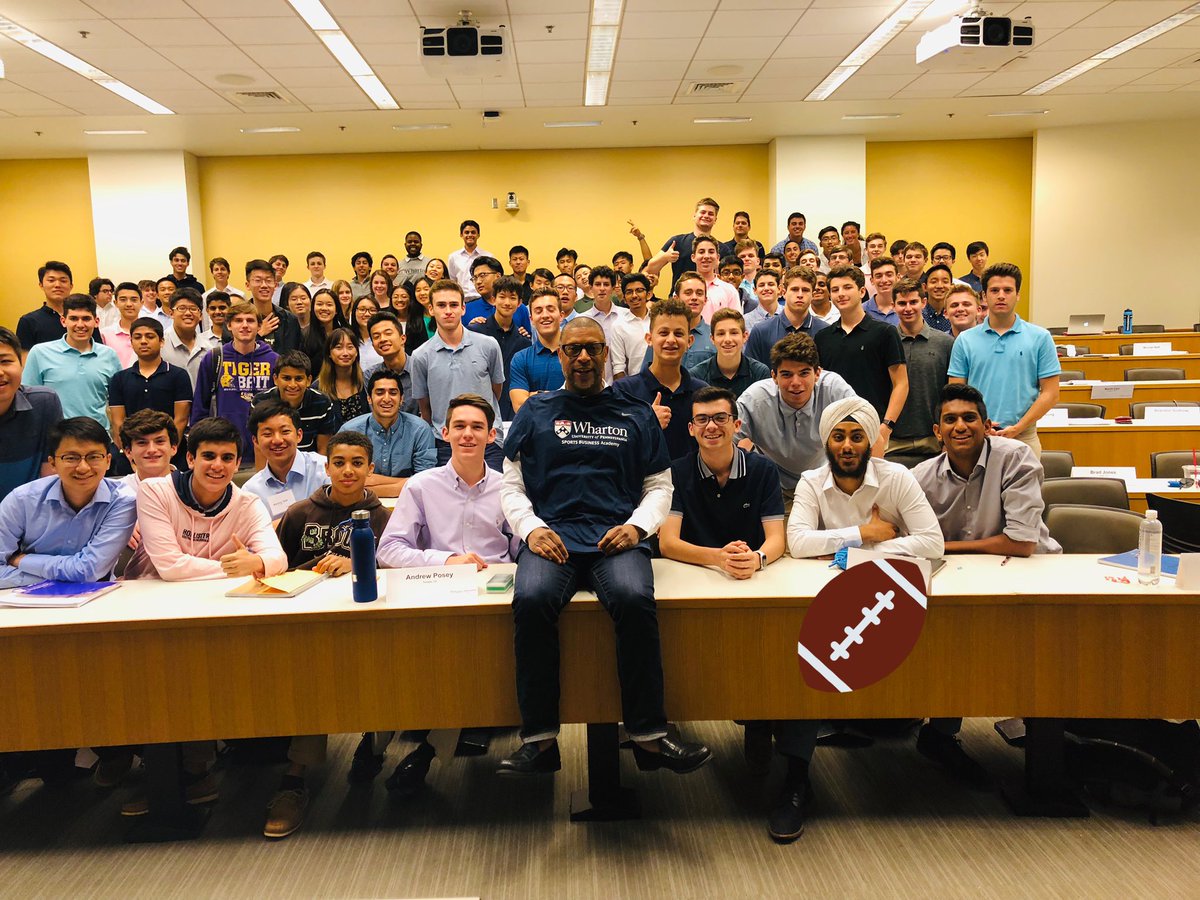 WhartonSABI's tweet image. Thanks for spending your Friday with us, Arthur McAfee @nfl #playerengagement #WSBA #WSBA19