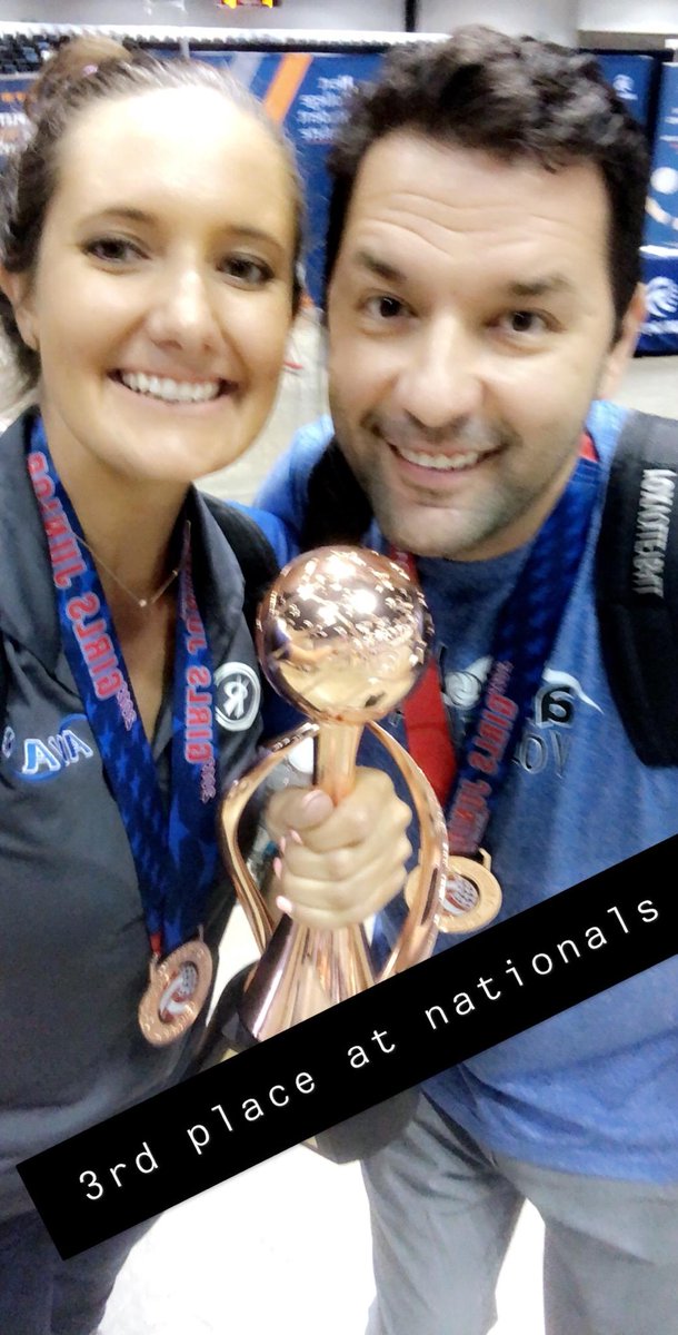 Coach_Marko's tweet photo. THANK YOU @avatxvolleyball and my amazing #17Rox💙 players and Coach Kirsten for AMAZING season! 
2 seasons, 2 Bronze medals at #GJNC in a row, and I feel I am ready for next step!! I am SUPER PROUD of our team!! 
Now, lets create new championship teams!!! #avafamily 💙❤🏐🏆🎉 https://t.co/b6HaeGy85l