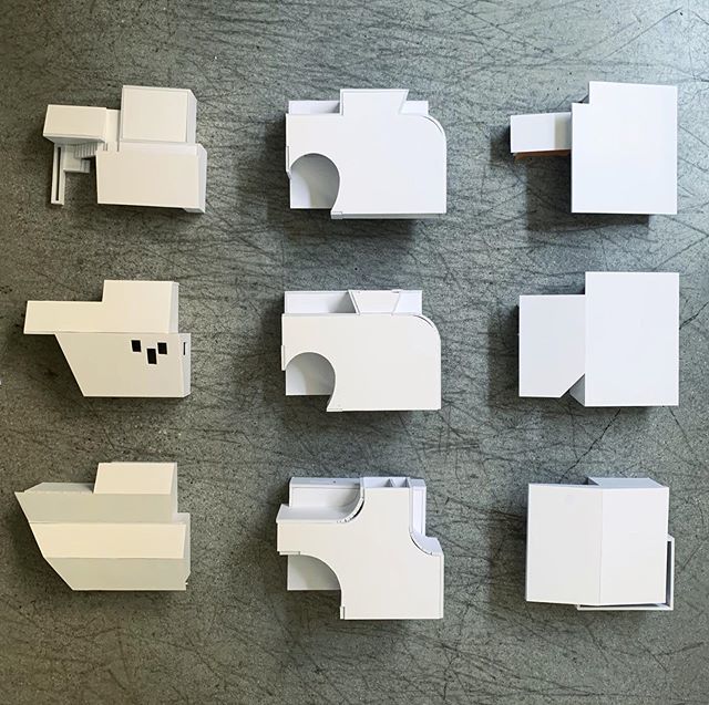 Study model after study model after study model after study model. All part of that iterative #design process 📐 #architecture #architecturalmodel ift.tt/2xvoBUv