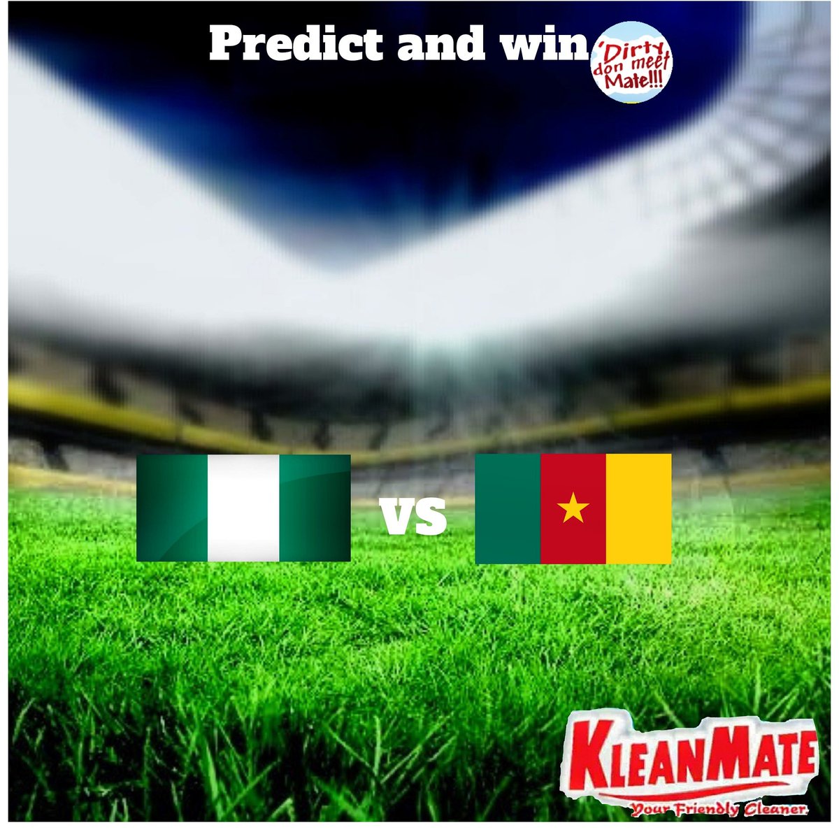 kleanmate's tweet image. Let's cheer up the Eagles in AFCON, and exercise our knowledge about futball to Win Kleanmate T-shirt&amp;amp;Cap, One carton of Toilet Cleaner and #2000airtime.Predict any player that will 1st 2 score 4 9ja on SAT,correct score and who will 1st to pass.Follow @kleanmate #TotalAFCON2019