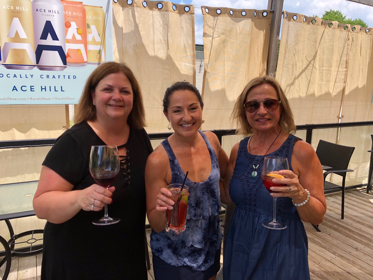 Celebrating retirement with these lovely ladies!  Just missing the 4th amigo Denise-Clark Hooper.  But she called in a wine order.  Love these ladies!  Portugal here we come!