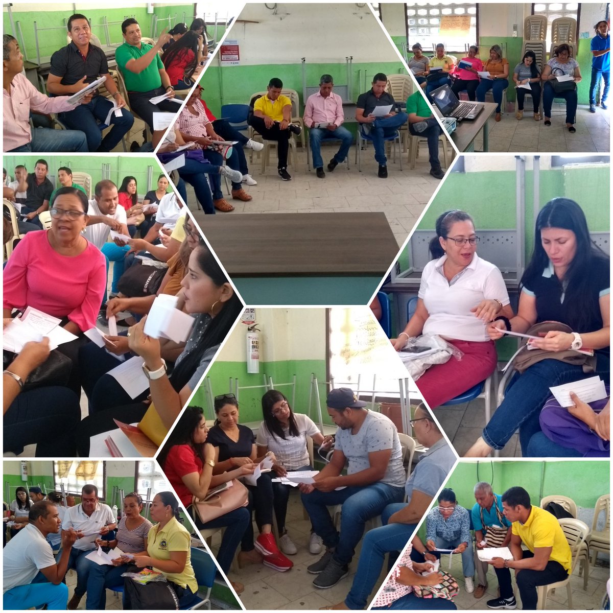 elmarlo68's tweet photo. #maestrosformandomaestros Excelente jornada con CDA @iedsanfernando, reflexionando sobre estilos docentes @agfre90 @ponchoaltahona @EducacionStaMta @PTA_Colombia https://t.co/R7pJ4w72V2