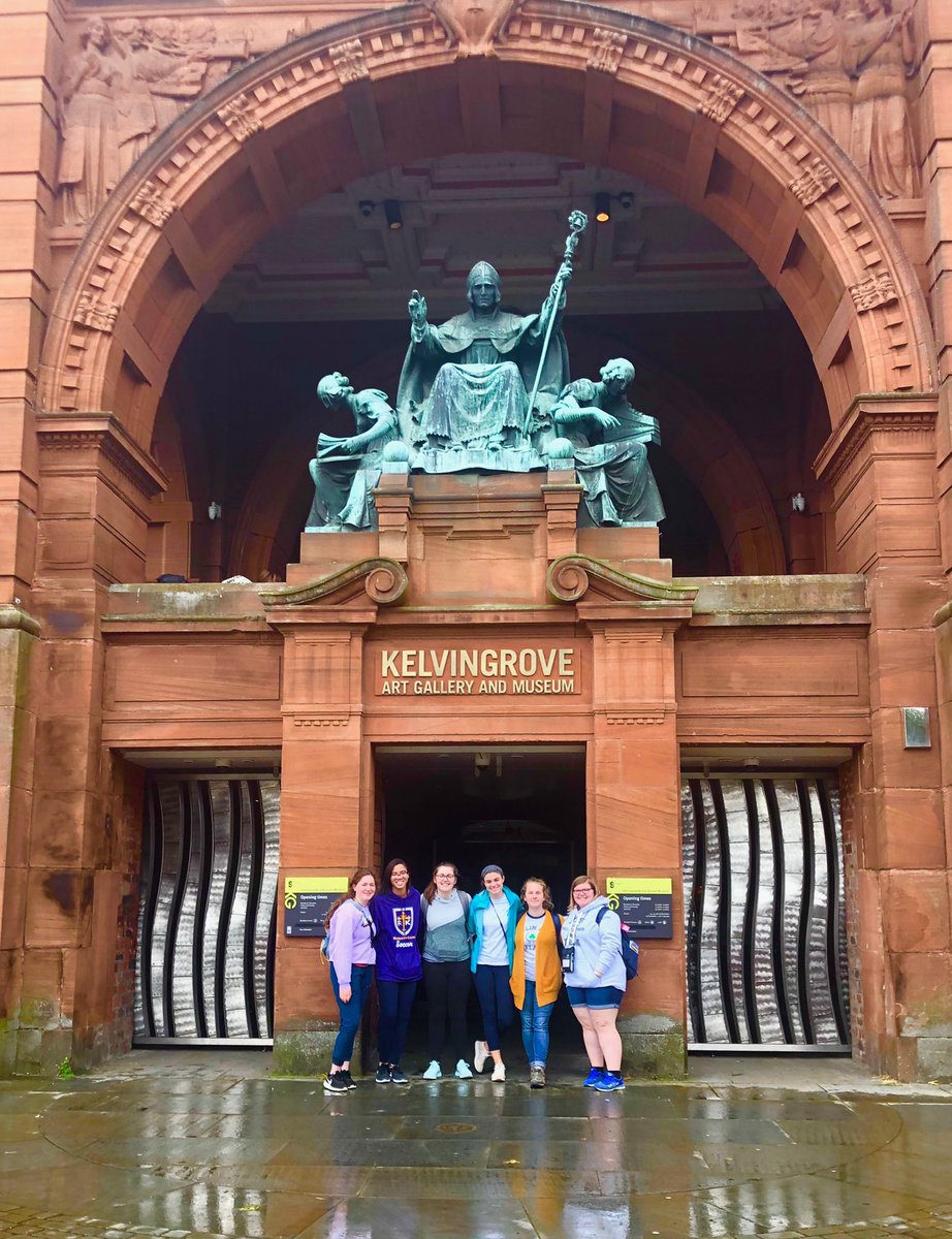 Our Kougars visited the Kelvingrove Art Gallery and Museum this afternoon in Glasgow, Scotland, located near the University of  Glasgow. There is so much to experience on this trip and our students are are loving every minute of it! #myRK #WomenofRK #RKArtandSoul