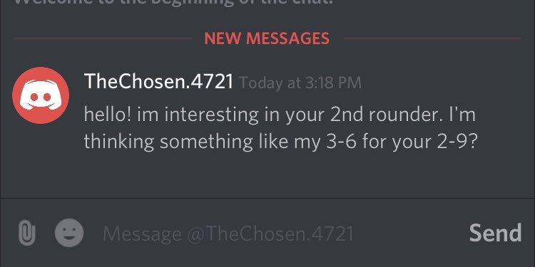 johnaub44's tweet photo. I seriously just got this trade offer before the draft of a start up dynasty basketball league. 😆#dynastytrades #fantasybasketball #badoffers https://t.co/LBZXw9BKdW