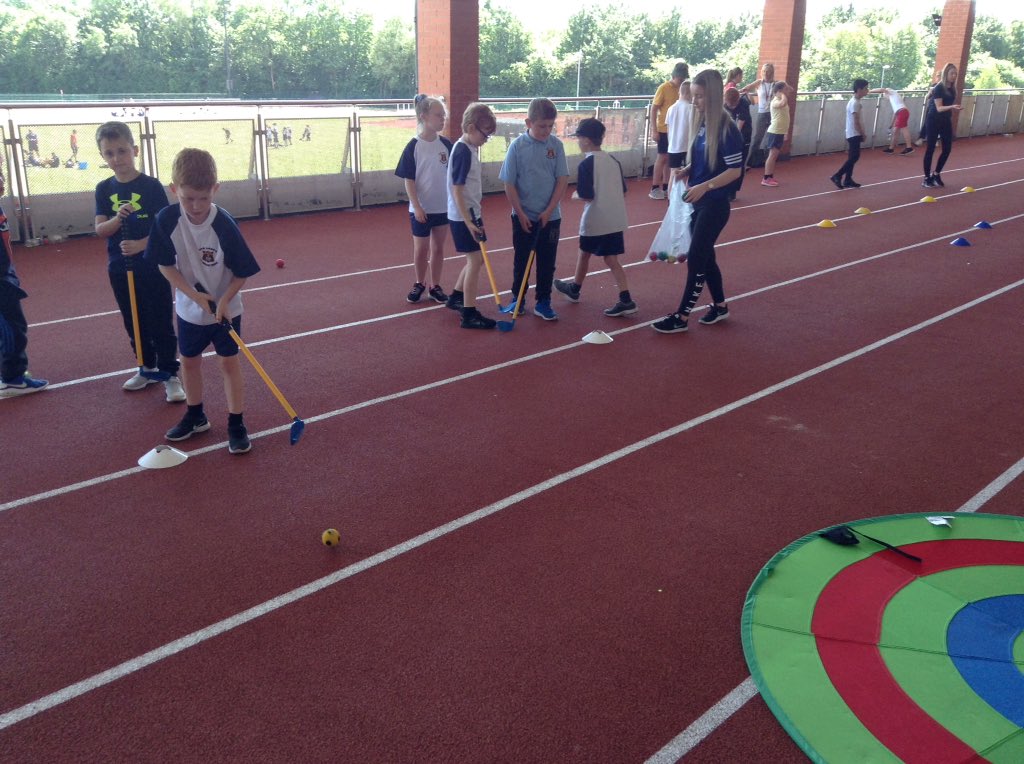 HiggensMrs's tweet photo. Children from each year group went along to Leigh Sports Village where they got the chance to participate in a variety of events. What a fantastic day! https://t.co/KAakte46zA