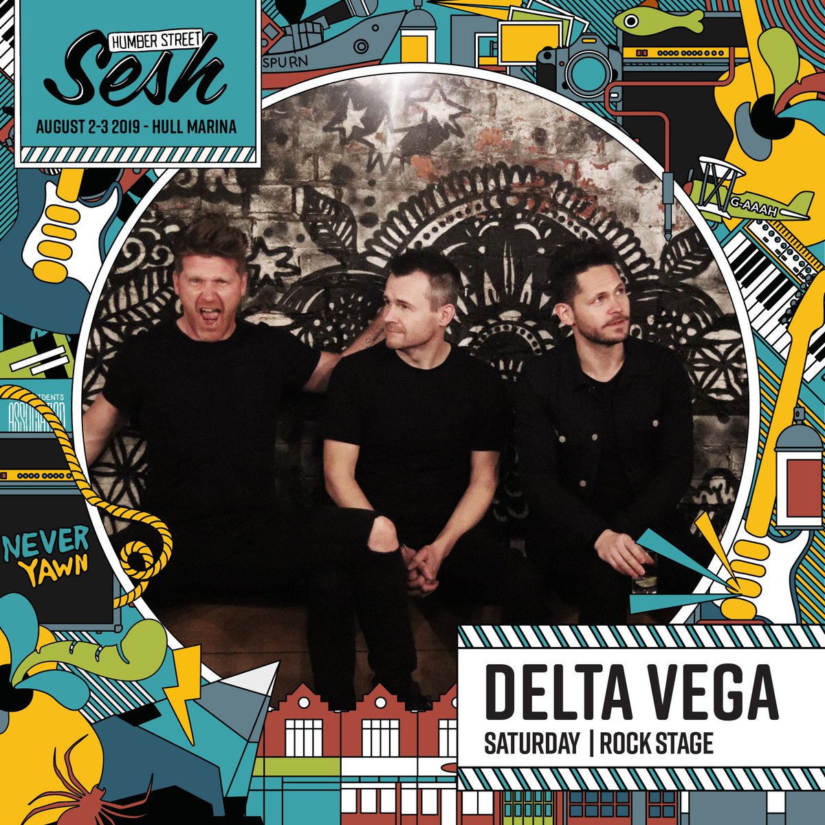 🔥 HUMBER STREET SESH 2019 🖤
🖤 Saturday, The ROCK STAGE 🔥
Grab your tickets and we'll see you at the front. Much love, DV. 😉🤘
Tickets 👉👉 bit.ly/HumberStreetSe…
@humberstreetsesh <a href="/theseshhull/">The Sesh</a>
#hull #humberstreetsesh #hss2019 #theseshhull #livemusic #festivals #summer #rock