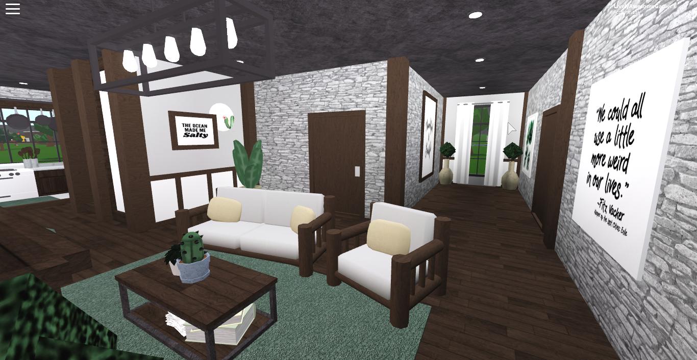 Probably one of my favorite living rooms #roblox #bloxburg  #welcometobloxburg