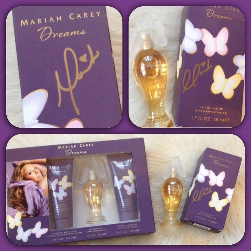 MsBettyLove's tweet photo. @shawnpmcd @MariahCarey My signed Dreams perfume I won on @MariahCarey’s Christmas trivia! 🎄🎁💜 But my fav moment is meeting her last December in Sweden! 💖✨ https://t.co/UusD698ElL