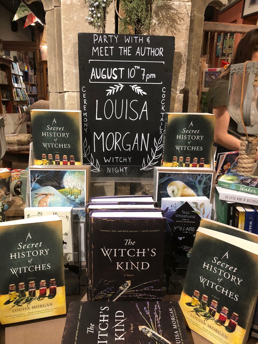 For anyone who might be wondering, I know it's been literally years since I appeared on this account. Sorry! I've been writing as Louisa Morgan, and you can follow me @WriterLouisa. Busy, busy time writing novels about witches!
