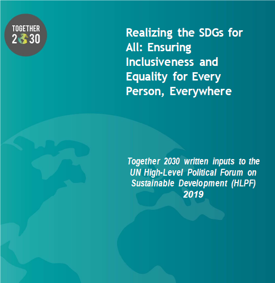 Together_2030's tweet photo. #SDG16 is being reviewed now 'It's critical to strengthen nat'l &amp; int'l norms on #peace #justice #governance. Govts to prohibit all forms of #Violence against children' Read what we say on our #HLPF2019 paper  https://t.co/BeCYcYw981 https://t.co/LVKoAAewCl
