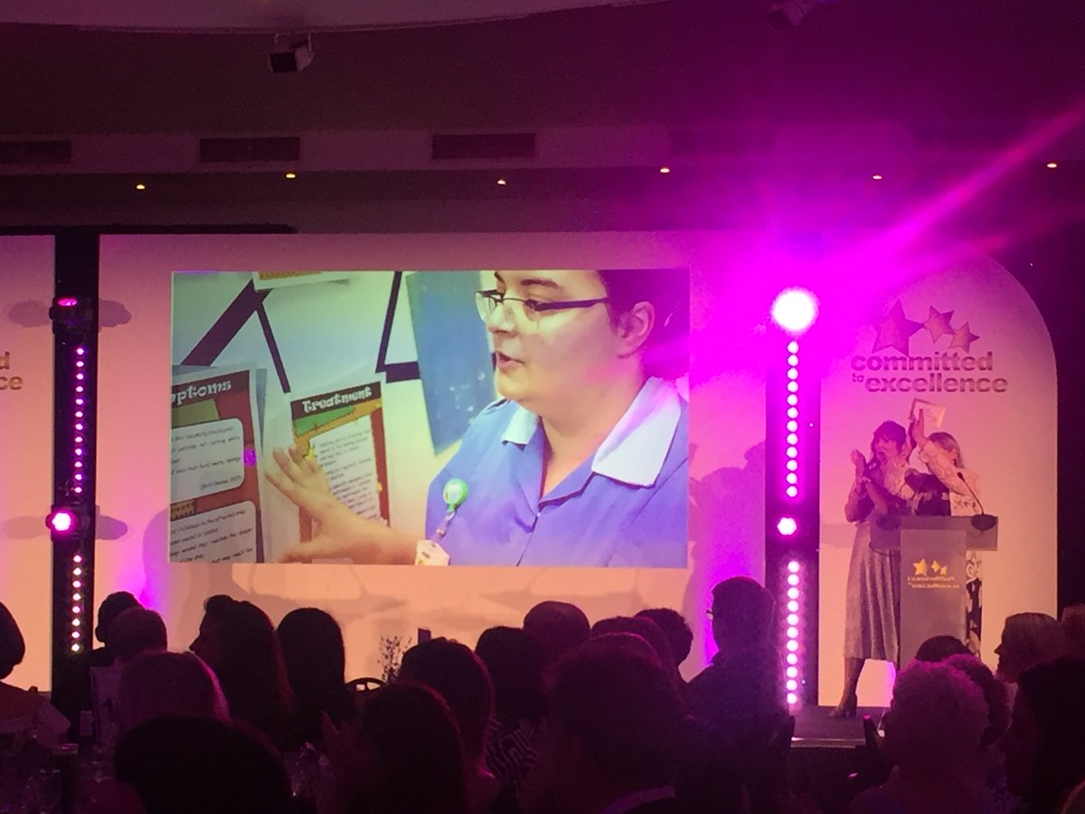 DudleyGroupNHS's tweet photo. The winner of the Medicine and Integrated Care award is Vera Laurenco Gahoa! 💜🎉🎉 #CtoE https://t.co/dMKUB4MUdr