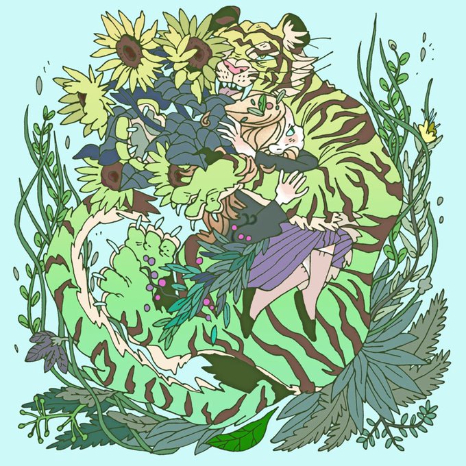 向日葵のtwitterイラスト作品