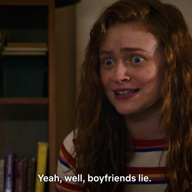 JamieCinematics's tweet photo. Retweet if you're the Max of your friend group. #StrangerThings https://t.co/wkGYheJfqN