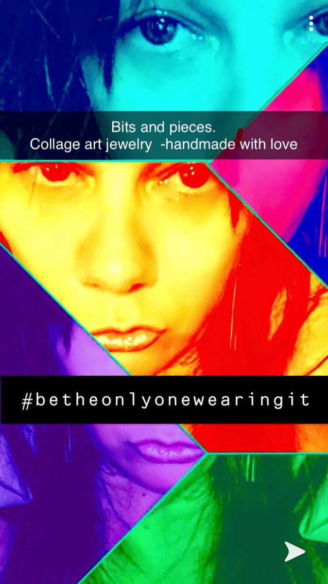 TheFunkyTrunk1's tweet photo. #handmade #collageart #jewelry #decoupage #collage #paperart on #handpainted #wood #woodjewelry #earrings #bangles #pendants #artjewelry #betheonlyonewearingit #etsyjewelry https://t.co/1MFKFrreXX