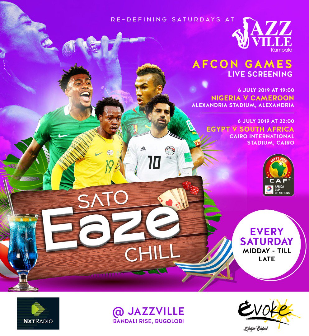 jazzvilleuganda's tweet photo. #ugandacranes well played. 
Now as we chill tomorrow, we can watch the continuing #AFCON2019 games live. 
#satoeazechill https://t.co/YpLWFhKLcp
