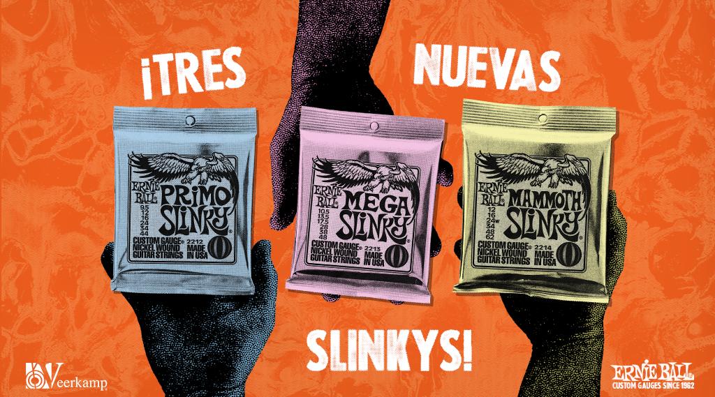 veerkamp's tweet photo. ¡La familia de cuerdas #Slinkys se hace cada vez más grande! 🙌🎸
Conoce PRIMO, MAMMOTH y MEGA con calibres únicos.
¡Espéralas! 👌✨
#LaMúsicaNosUne 🎶 https://t.co/GfP86xvKgs
