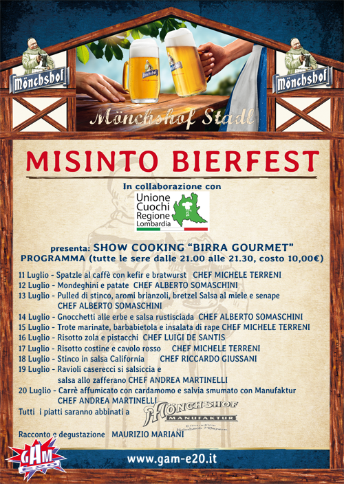 GamE20Misinto's tweet photo. Show cooking "Birra Gourmet" alla #misintobierfest https://t.co/SQxIhgPw0P