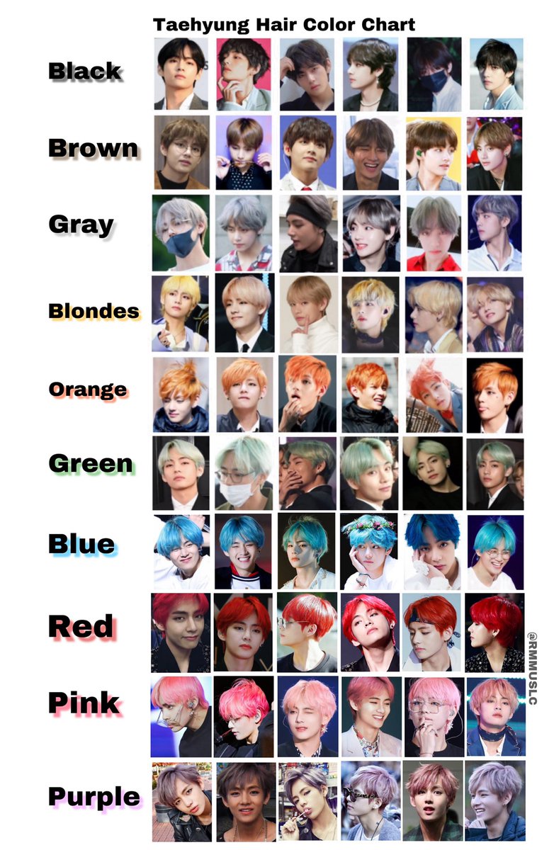 Expression Hair Color Chart