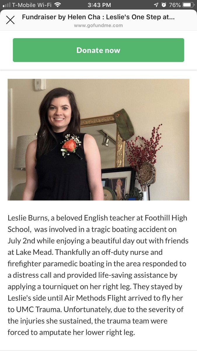 MirandaFHS's tweet photo. If you know or have ever had Ms. Burns then you know she is the best! Please click the link to donate! 
https://t.co/PRxHEASh7c https://t.co/4W3lSjTjpd