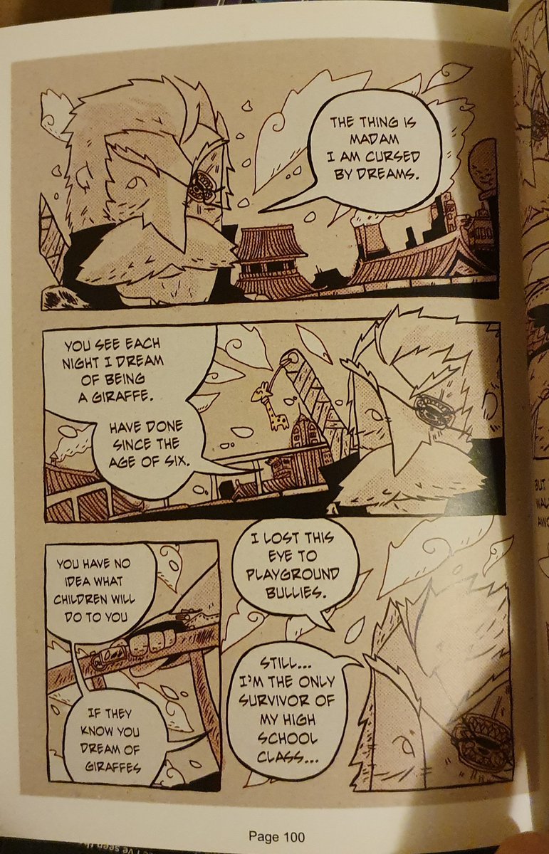 That moment where you're confronted by a comic you drew 11 years ago. Which had to be about giraffes as that was the theme.