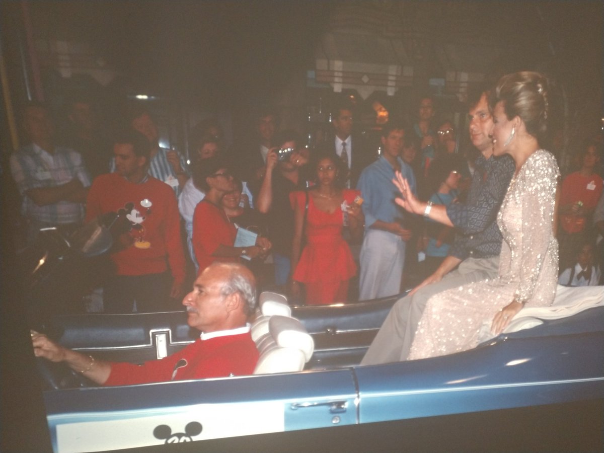 slagu10's tweet photo. Hi, @patsajak, going through some old family slides and came across this one. From the Homecoming Parade at Disney World's 20th anniversary celebration. I guess I've been a fan of yours for longer than I thought. Looking good! https://t.co/DWBqK3WLpy
