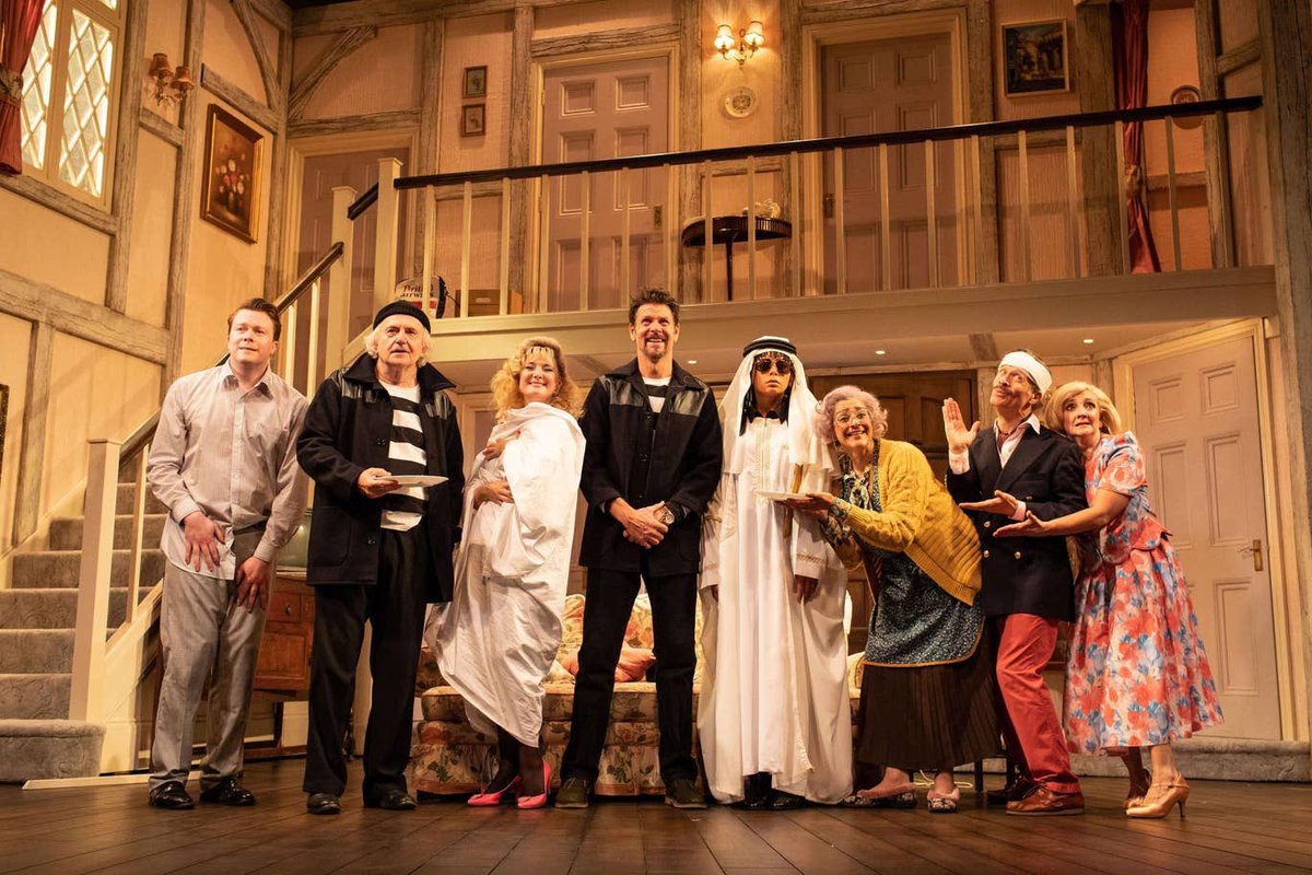BazBam's tweet photo. Sardines! @JerHerrin ‘s prod of #MichaelFrayn’s #NoisesOff @LyricHammer is laugh out loud funny .Crack co @LoisChimimba #jonathancullen @debrajgillett #amymorgan @EnyiOkoronkwo #lloydowen @danielrigby #simonrouse @MeeraSyal https://t.co/90d7AamPzI