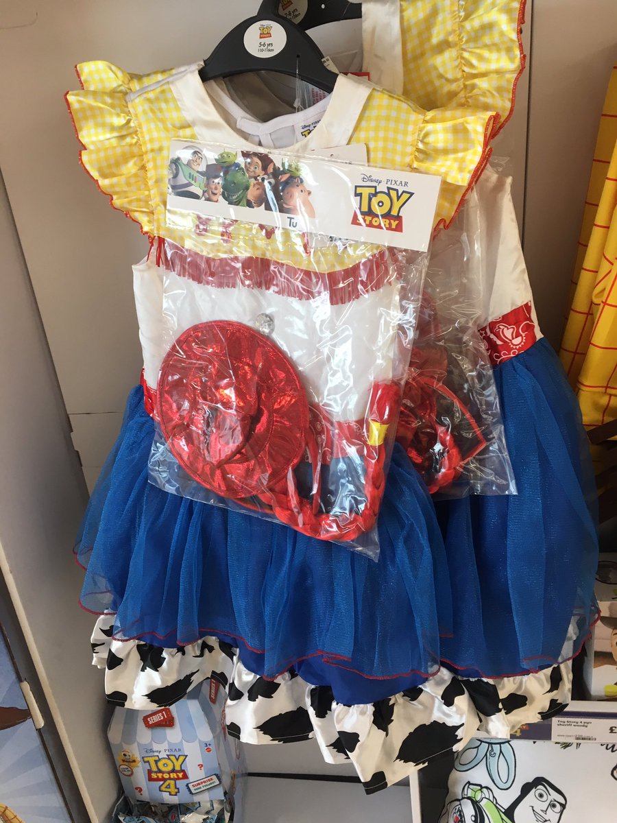 Dear <a href="/sainsburys/">Sainsbury's</a>, why have you put a skirt on the Jessie costume when she wears trousers in all the films? <a href="/letclothesbe/">Let Clothes Be Clothes</a> <a href="/LetToysBeToys/">Let Toys Be Toys</a>