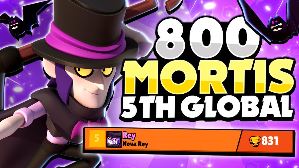 Rey On Twitter Today We Get Mortis To 800 Trophies And Grab That Rank 5 In The World Thanks For Helping Tuni Bs D D Brawlstars Brawlstars Watch Here Https T Co Ysfublpxsp Https T Co K0gakhpdyr - ray brawl stars