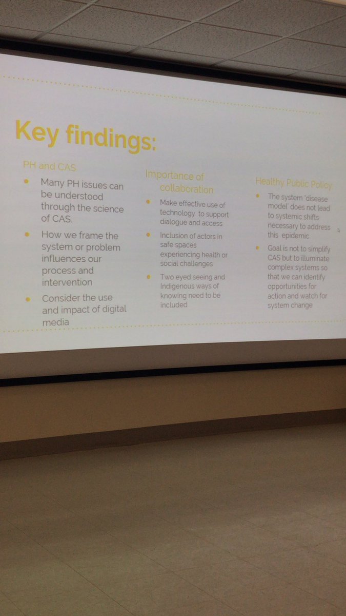 saskpha's tweet photo. Key findings from today at summer school #PHABC https://t.co/tNrxlfd3so