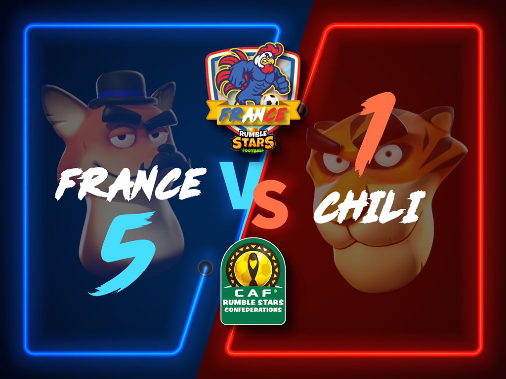 Nous gagnons 5-1 notre match contre <a href="/SeleccionCL_RS/">Selección Chilena RS</a>  en @RSCC_CupC  notamment grâce l’entrée d’un nouveau joueurs @MeLioDa13325648 qui gagne 3 match et passe la main à <a href="/gwada83_/">gwada83</a> qui termine le travail ! GG

Merci à @JeanMiJarret pour son live 🙏🏻