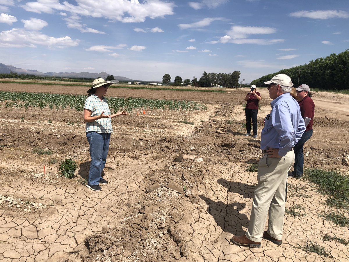 Great time discussing Research and Extension programs in the ACES College with Dr. Scott Angle, USDA NIFA Director, today. Appreciate the time he spent in Las Cruces.