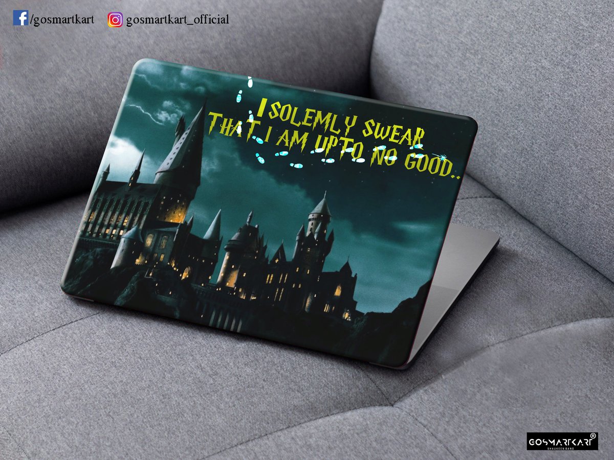 kartgosmart's tweet photo. Things you love to flaunt are now available at Gosmartkart.
#laptopskins #laptop #trendylaptopskin #trendycollection #printedlaptopskin #printedcollection #harrypotter #harrypottercollection #harrypotterlaptopskin #onlineshop #trendyproducts #shaukeen #shaukeenbano #gosmartkart https://t.co/I5J7zEyXLo