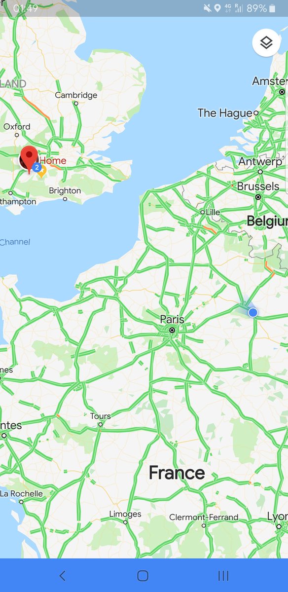 We are doing very well for time. If all goes well we should be able to catch an earlier ferry across! ⛴️