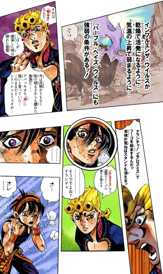 ダチコー 続きィィ ッ ジョジョコラ と 戦闘 ッ この世にこれほど相性のわるいものがあるだろうかッ スゲー大変でした ボスからの第一指令 その ストレート アヘッド T Co W2gtlzb0tc ジョジョの奇妙な冒険 ジョジョコラ フーゴ