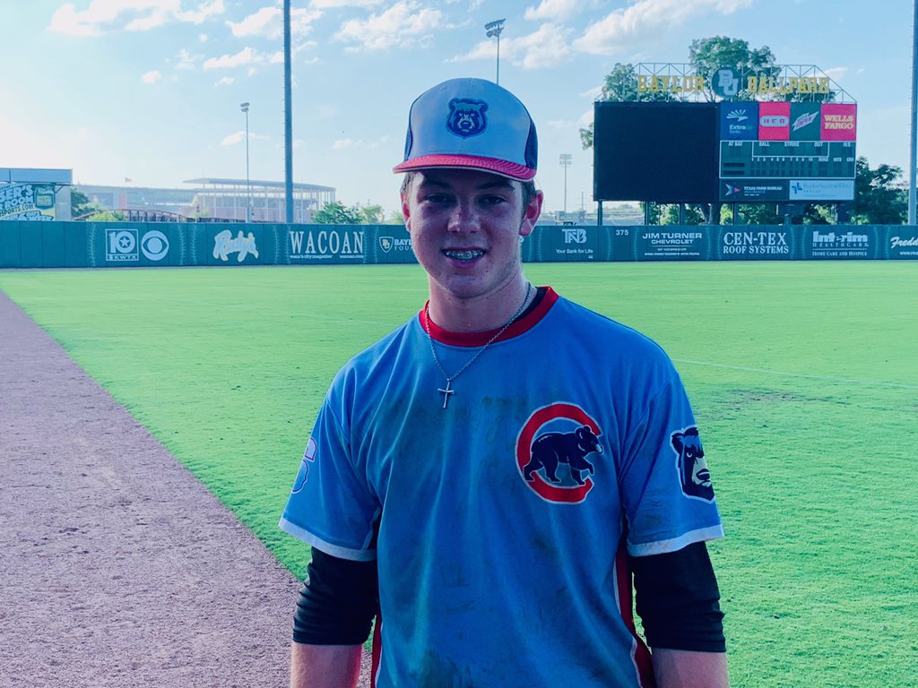 FiveTool's tweet photo. @FiveToolTexas F: @TXCubsBaseball 5, Tri County Express 1
PoG: Xavien Thompson 2-3, 2 RBI, R, 3 SB
Hitter: Zerick Warren/Jackson Hoover 2-3, R each
Pitcher: Jacob Marshall 4.2 IP, 3K, 3H, 0 ER
Notable: Matthew Beacom 2-4, RBI, R / David Parrish 2-2, 2 2B https://t.co/N058c84ejJ