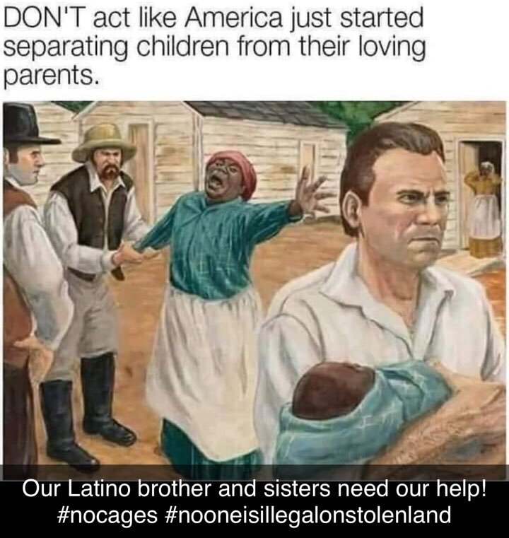 OneOfAKaind's tweet image. #compassionnotcages #nocages #IllegalImmigrants