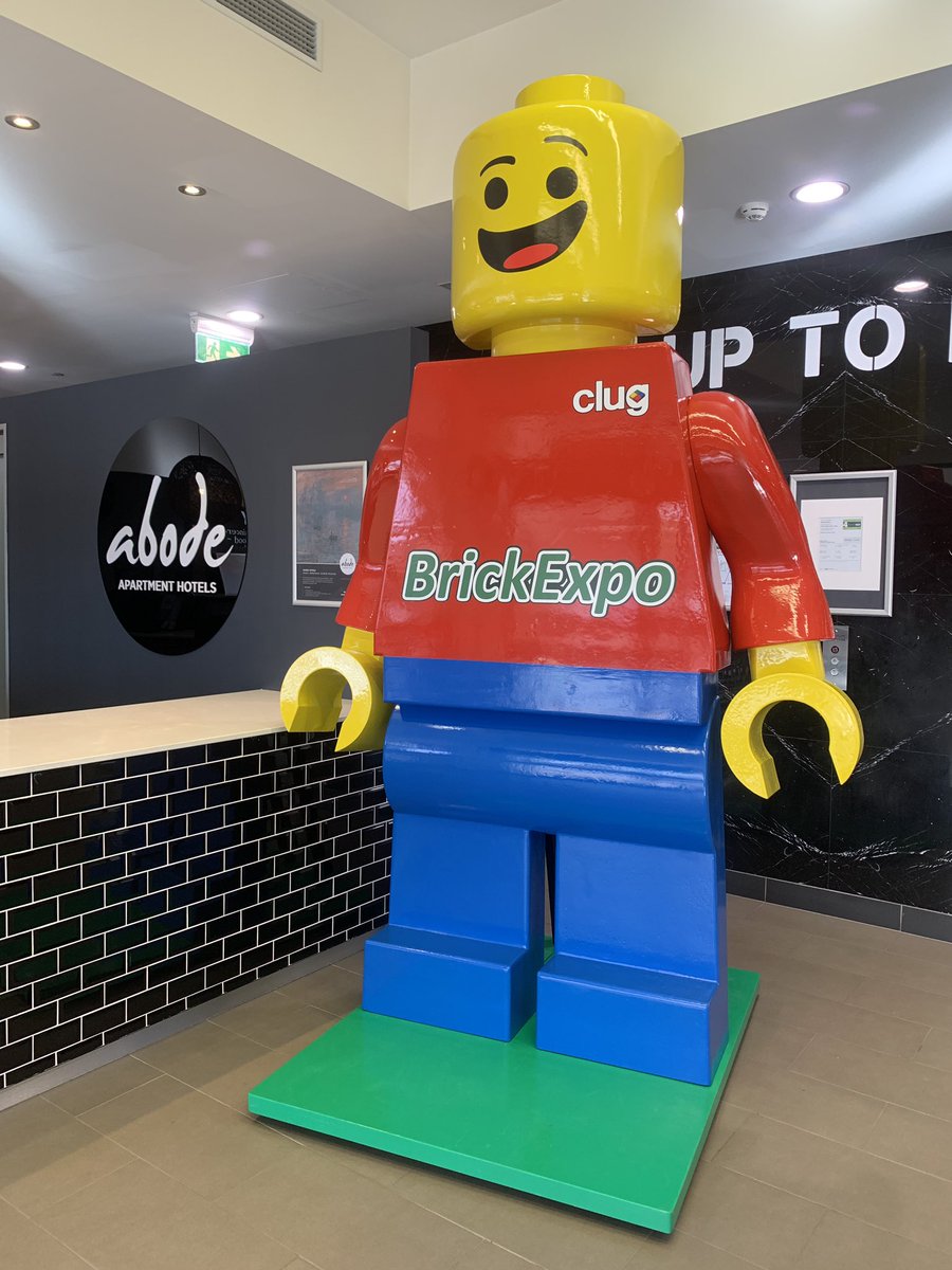 BrickExpo's tweet photo. Have you got your #BrickExpo tickets yet? On sale at https://t.co/oIiJ6rQlOV. Visit Brocky at our accommodation partner Abode Woden. #lego #BrickExpo19 https://t.co/dH8vUP6EZh