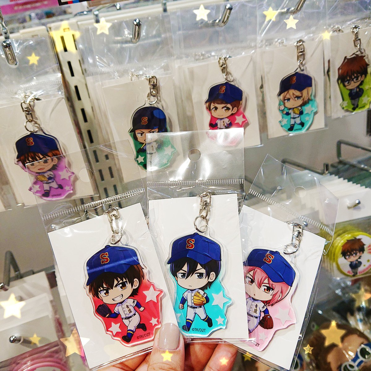 ダイヤのA actII】 「てくトコアクリルキーホルダー／缶バッジ」各種