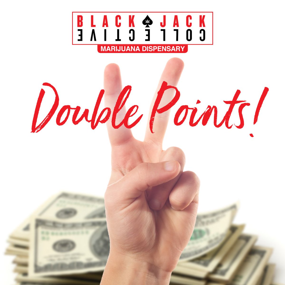 BJCLV's tweet photo. ✌Double point Sundays: every Sunday, now at Blackjack Collective - spend over $50 between 7pm and 9pm to receive 2x points on your purchase! •

Keep out of reach of children.
For use only by adults 21 years of age and older. https://t.co/am1RFDOYy6