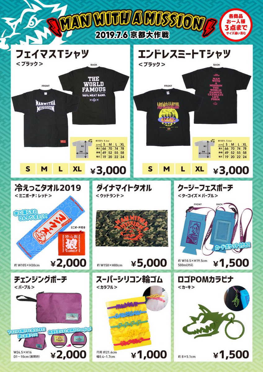 驚くばかり Man With A Mission グッズ 19 ガサタメガ