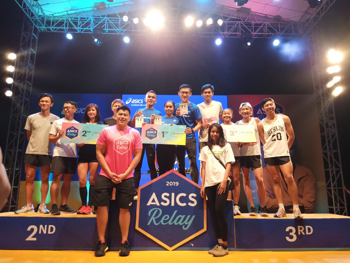 Sabtu, 29 Juni 2019, #ASICSRelayID kembali diadakan di Indonesia, melombakan FM (tim pria, wanita, dan campur), HM (tim pria, wanita, dan campur), dan HM Buddy of 2 (open category). Siapa yg ikut? Shared dong critamu. Cek juga fotonya di sini ya ow.ly/ro0K50uTNiX #RUNNERid