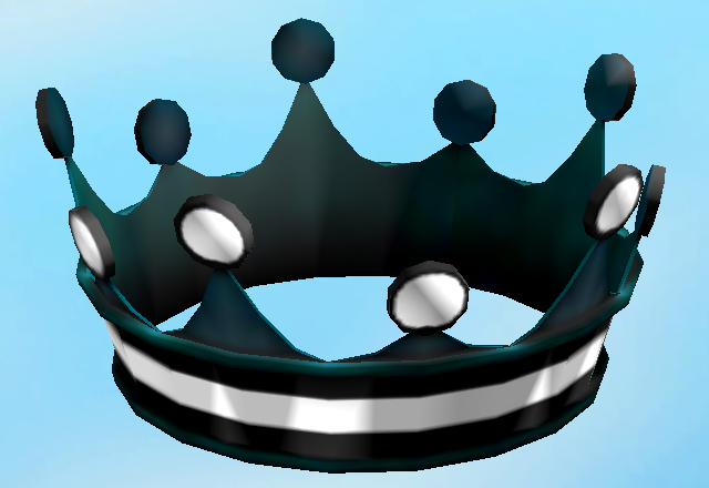 Unused Jul 2010 Roblox Hat Quotblack White Crownquot - 