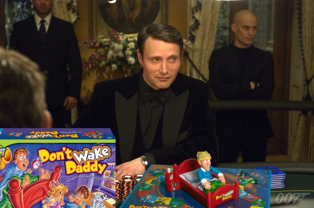 tolecrien's tweet image. It seems that you've woke daddy, Mr. Bond.