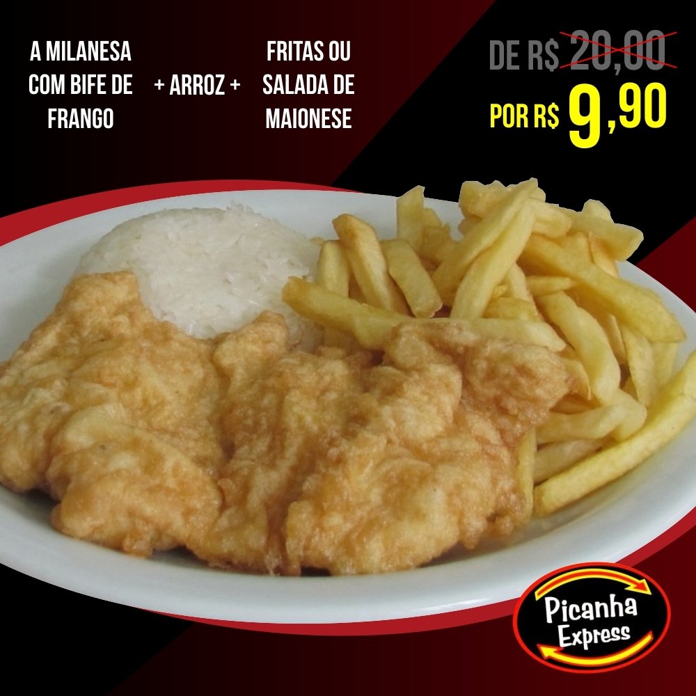 pesqueioferta's tweet photo. Ahhhh esse Picanha Express😋
É uma melhor que a outra!
Milanesa com Bife de Frango + Arroz + Fritas ou Salada de Maionese com aquele desco! De R$20,00 por R$9,90😍
Pesquei, um verdadeiro cardume de ofertas!
Pesque seu cupom aqui👇
https://t.co/1NmvLjSimR

#OfertasEmPelotas https://t.co/wL9WaO2O0d
