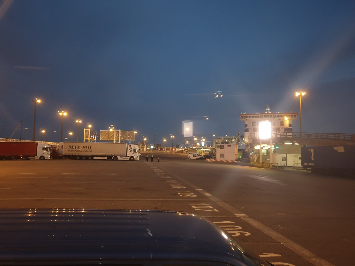 We have arrived at Calais two hours early! We will now be catching the 05:45 ferry instead of the 07:45.
This changes our ETA back at Eggar's to around 10:30am ⛴️💨