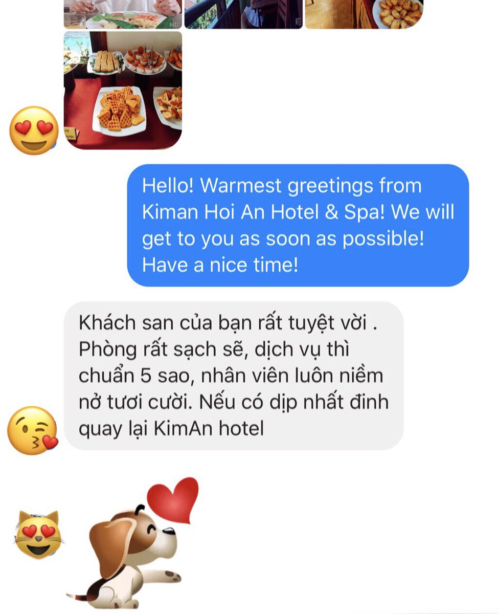 #feedback #lovelyguests #kimanhotel #kimanhoianhotelandspa 
Looking forward to welcome you back soon ❤️❤️❤️
