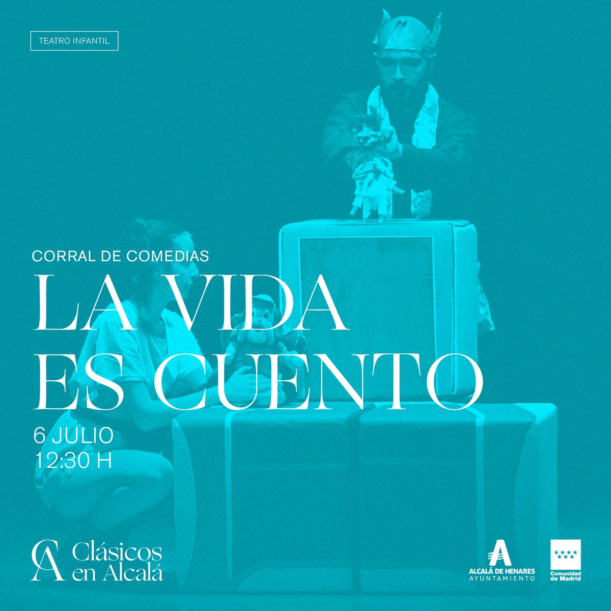 PROGRAMACIÓN 6JUL
_
❗️LA VIDA ES CUENTO (<a href="/tantonteria/">tantonteríateatro</a> / <a href="/jovenesclasicos/">Jóvenes Clásicos</a>) | Corral de Comedias | 12:30H
_
+ info y venta de entradas 👇🏼
clasicosenalcala.net/2019/obras/105…