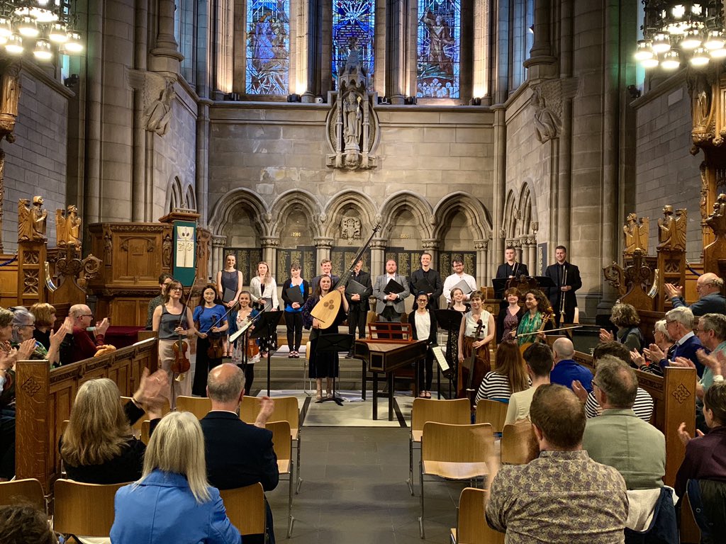 KellieConsort's tweet photo. Another fabulous concert last night! Today we have a day of rehearsals and a public masterclass with Dame Emma Kirkby! 

Please do join us for the masterclass and for the concert tonight in @StCeciliasHall: https://t.co/pBsiDdDx47

#KellieConsort https://t.co/h5NWWjbLBC