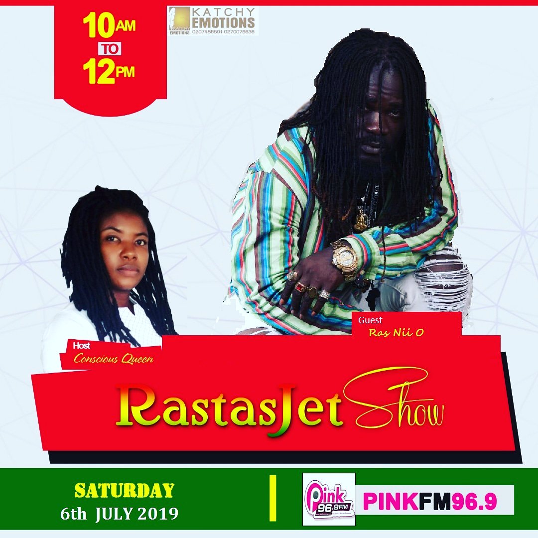 selektanico's tweet photo. Tune in to pink 96.9fm from 10:15am to 12pm as we dance a yard. Full contemporary #GhReggaeMusiqπΆπΆ pon RastasJet show wit #ConsciousQueen aka Kukua Kyerewaa B Mensah and #DjRasNico di #MilitantPhyngers .
ChitChat wit Ras Nii O Otchwemah live inna di studio. ππππ₯π₯π₯ https://t.co/P44PQ9o3xY