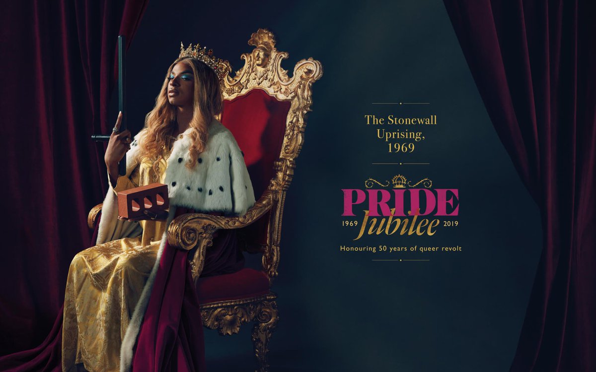 🏳️‍🌈 This year we celebrate the #PrideJubilee, remembering fifty years of activism, protests and victories that have made our movement what it is today.

This is your #PrideJubilee 👑